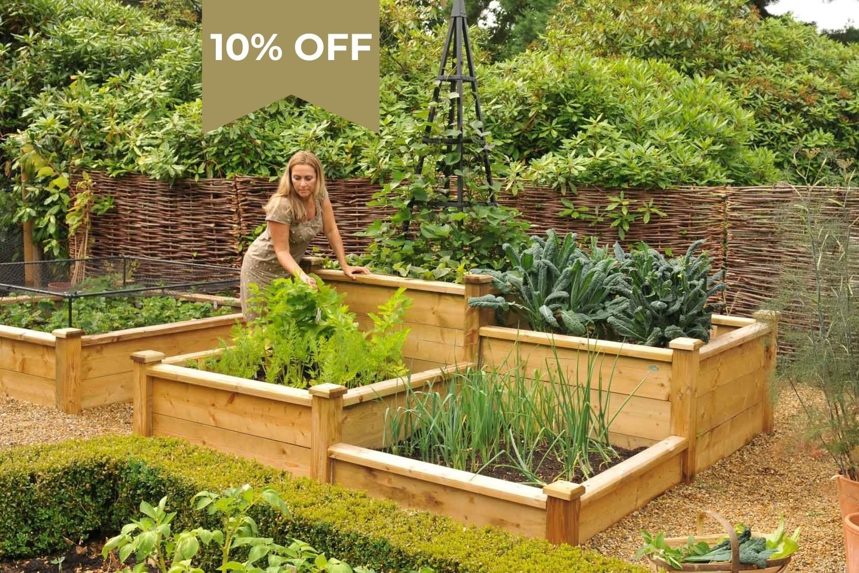 Superior Wooden Raised Beds